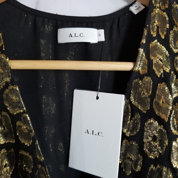 A.L.C Logan Long Sleeve Twist Front Blouse Top, 6 - Picture 6 of 16